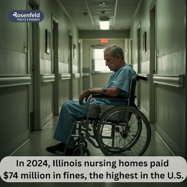 Elderly resident denied care and refused medical treatment.