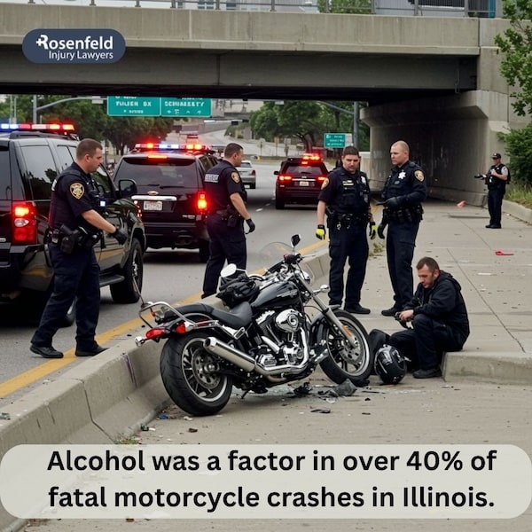 Motorcycle accident victim struggling with medical bills after a severe crash.