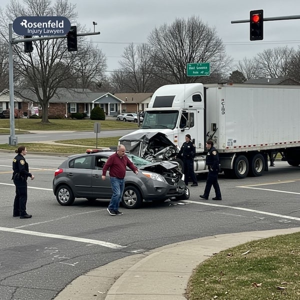 Chicago lawyer for when a truck driver fails to turn.