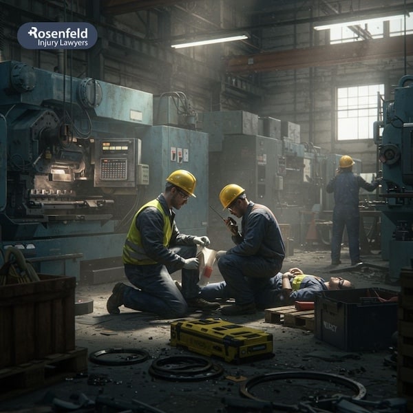 Accident lawyers providing legal representation after a warehouse accident.